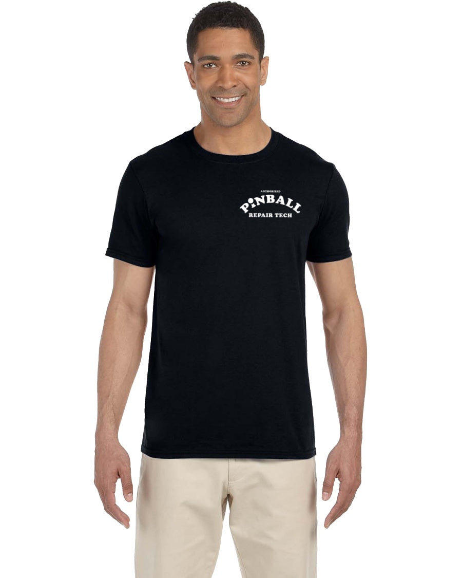 Pinball Repair Tech - Front/Back Design T-Shirt